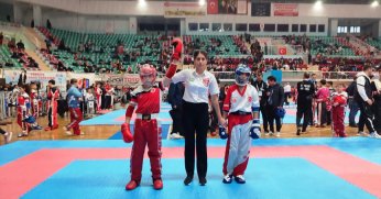 Kocaelili kick boksçular Diyarbakır'dan madalyayla döndü