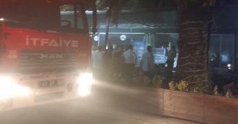 Körfez'de Kafenin Mutfağında Çıkan Yangın Korkuttu 
