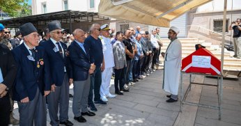 Kıbrıs Gazisi Hasan Ahtan Erencan son yolculuğuna uğurlandı