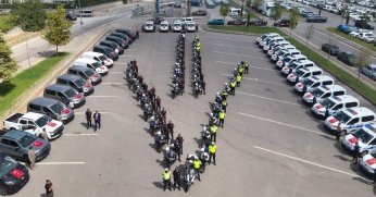 Kocaeli İl Emniyet Müdürlüğü filosuna 74 yeni araç katıldı