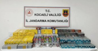 Dilovası'nda 8 milyon TL'lik kaçak ve sahte ürün!