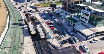 Alikahya tramvay hattında altyapı ve üstyapı birlikte yenileniyor