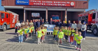 Minikler itfaiyeyi yakından tanıdı