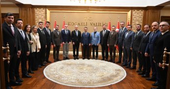 KTO Başkanı Öztürk ve yeni yönetiminden Vali Aktaş’a ziyaret