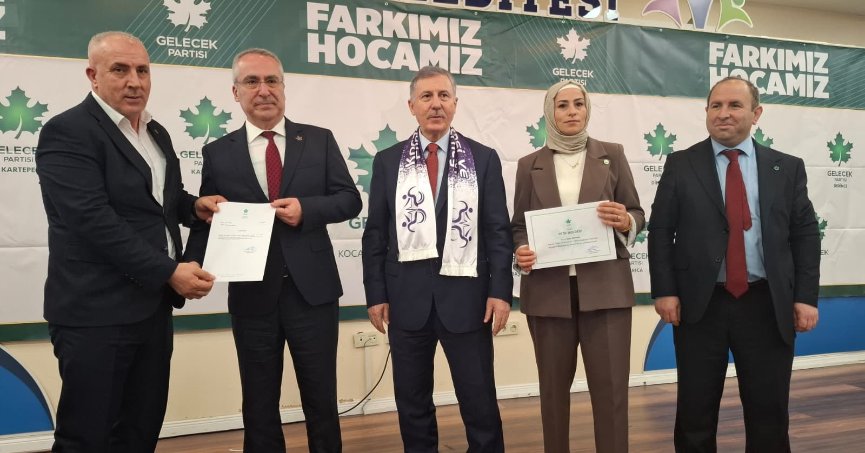 Gelecek Partisi Kocaeli’de iki ilçeye yeni başkan