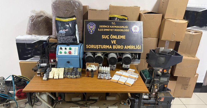 54 bin 940 doldurulmuş makaron ele geçirildi