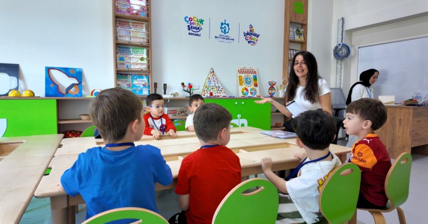 Kocaeli’de Lokomotif Çocuk Köyü Lotus’ta İlk Ders Heyecanı, Minikler Yeni Eğitim Ortamıyla Tanıştı