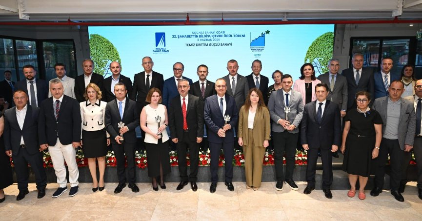 Kocaeli Sanayi Odası’nda Çevre Ödülleri Töreni Gerçekleştirildi