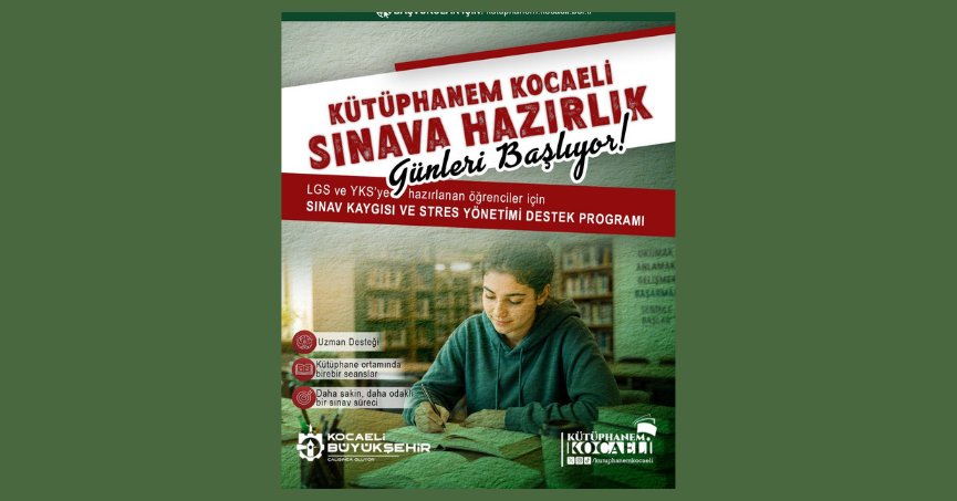 Büyükşehir'den LGS ve YKS öncesi psikolojik destek