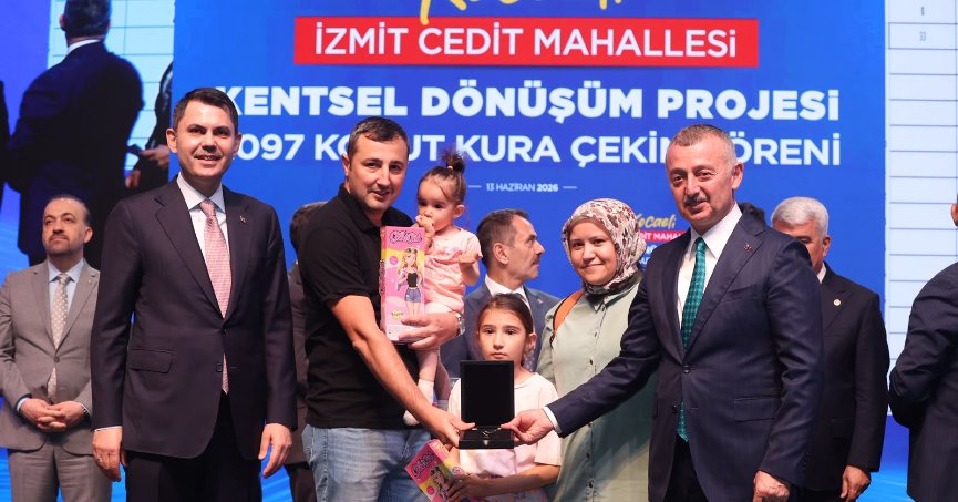 Cedit'te müjde, sevinç ve mutluluk
