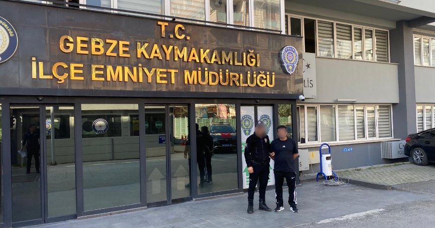 Hırsızlıktan aranan şahıs Gebze'de yakalandı