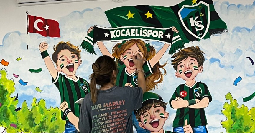 Kocaelispor sevgisi sanatla buluştu