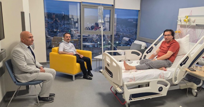 Vali Aktaş, Vali Yardımcısı Avşarbey’i Hastanede Ziyaret Etti 
