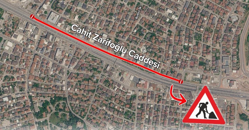 Körfez'deki O Cadde Trafiğe Kapatılacak
