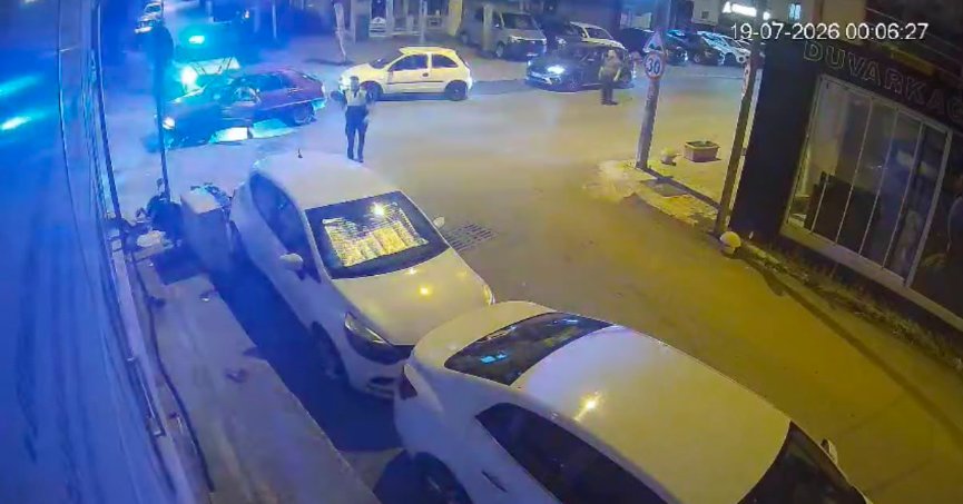 Feci Kaza: Otomobille Motosiklet Çarpıştı