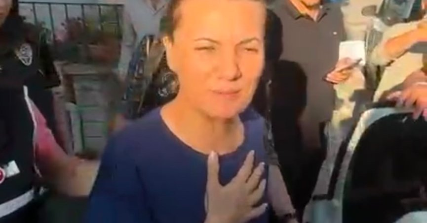 Fatma Kaplan Hürriyet'in, polis aracına bindiği anların görüntüsü ortaya çıktı