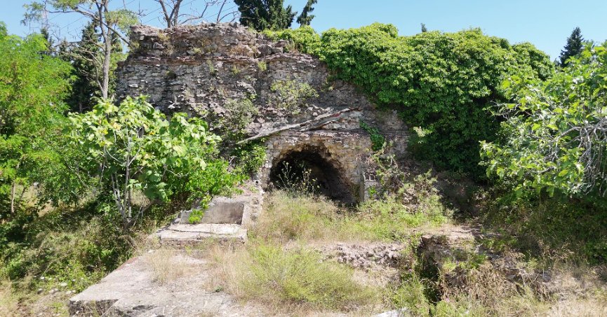 Asırlık sur kalıntıları otların arasında kayboldu