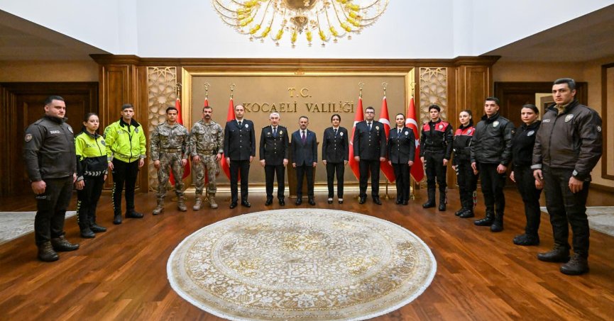 Polis Haftası’nda Emniyet Teşkilatından Vali Aktaş’a ziyaret