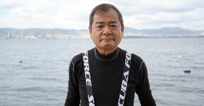 Japon mimar depremin izlerini su altında inceledi