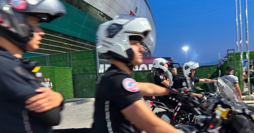 Kocaelispor- Amed SF maçında güvenliği bin 800 görevli sağlıyor