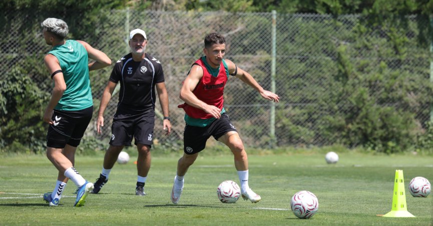 Konyaspor, Kocaelispor maçı hazırlıklarını sürdürüyor