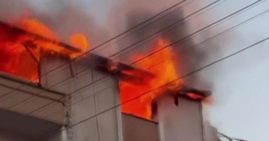 Darıca'da korkutan yangın: Mahalleli sokağa döküldü