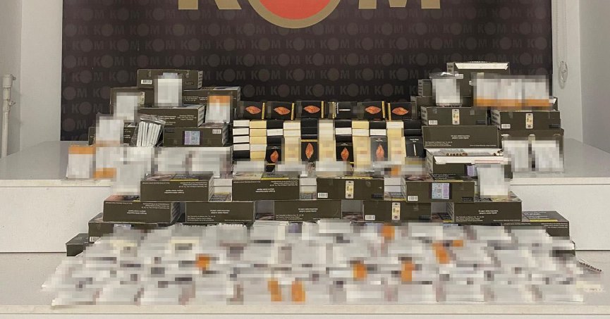 21 bin 500 adet doldurulmuş makaron ele geçirildi