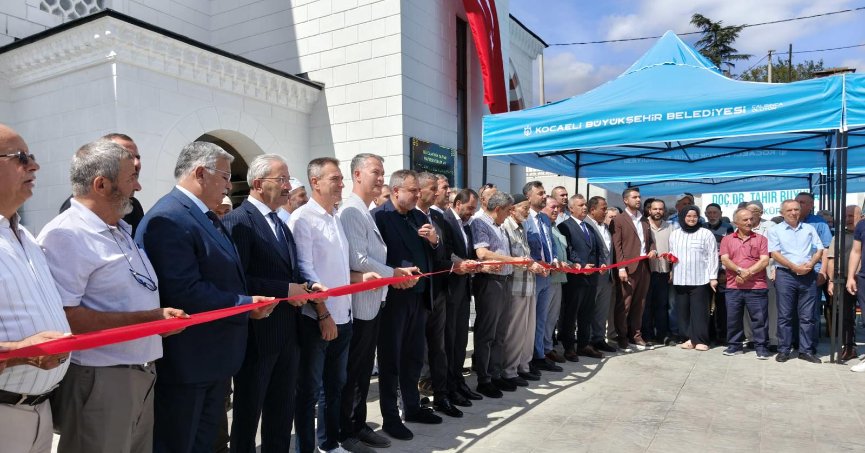 Sapakpınar Köyü Cami dualarla açıldı 