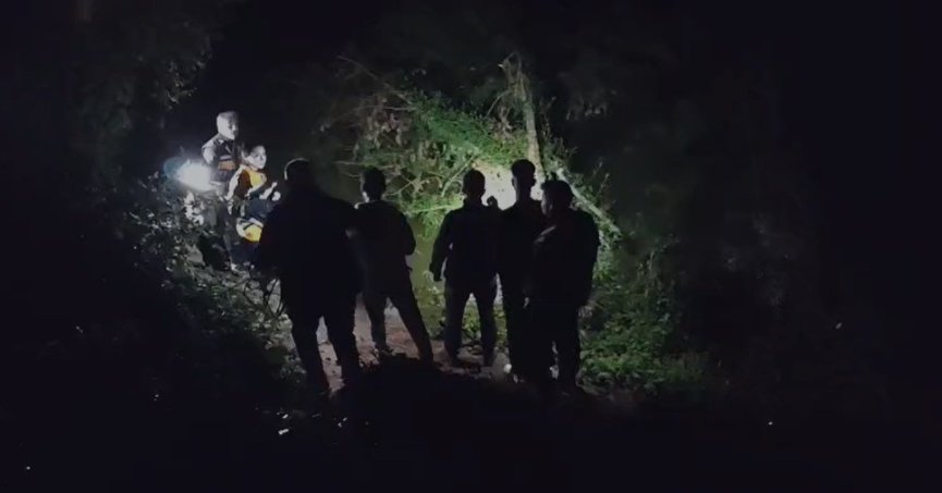 Sakarya Nehri'ne düşen gencin üzerine ağaç devrildi 