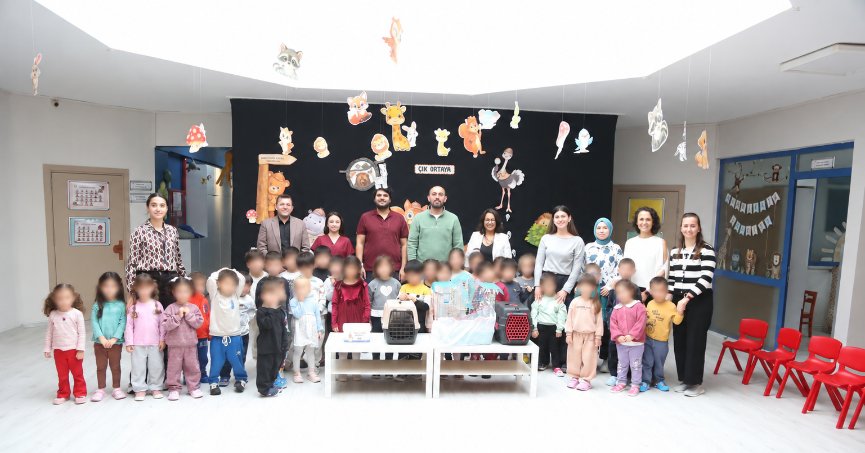 Öğrenciler veterinerlik mesleğini uzmanından dinledi