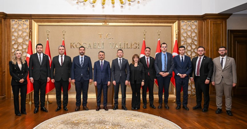 Kocaeli Barosu’nun yeni yönetiminden Vali Aktaş’a ziyaret
