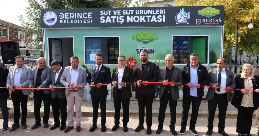 DERTAŞ'ın 11. satış noktası İshakçılar'da hizmete açıldı