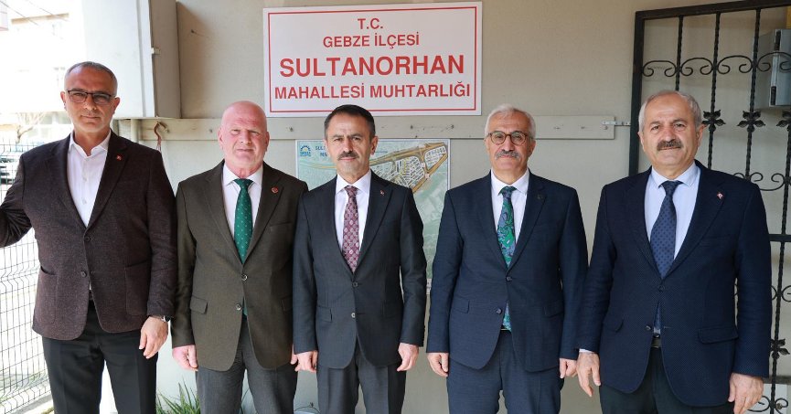 Vali İlhami Aktaş’tan Gebze’de muhtar ziyareti