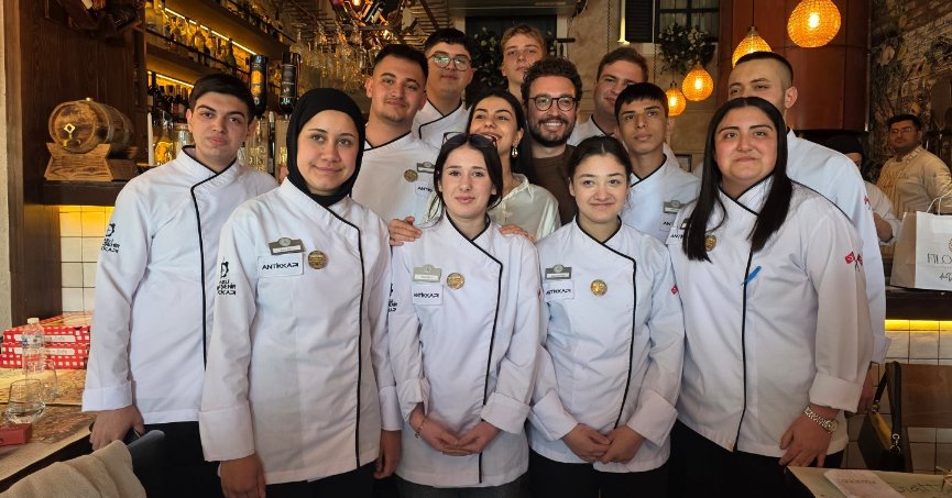 Gastro Genç şampiyonları ünlü şefle buluştu