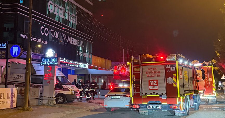 Çocuk hastanesinde yangın!