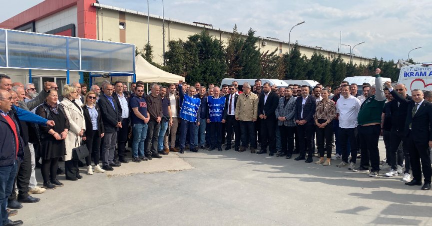 İYİ Parti'den Bekaert grevine destek