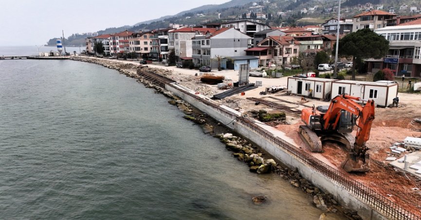 Ulaşlı’da denizle mücadelede yeni dönem