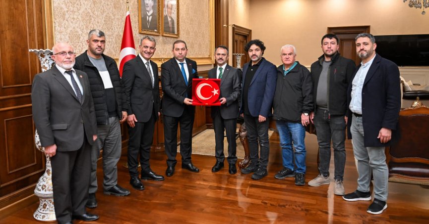 Niğdelilerden Vali Aktaş’a teşekkür ziyareti