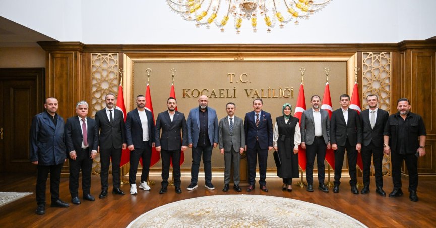 Kocaeli Rize Vakfı çalışmalarını Vali Aktaş'a anlattı 
