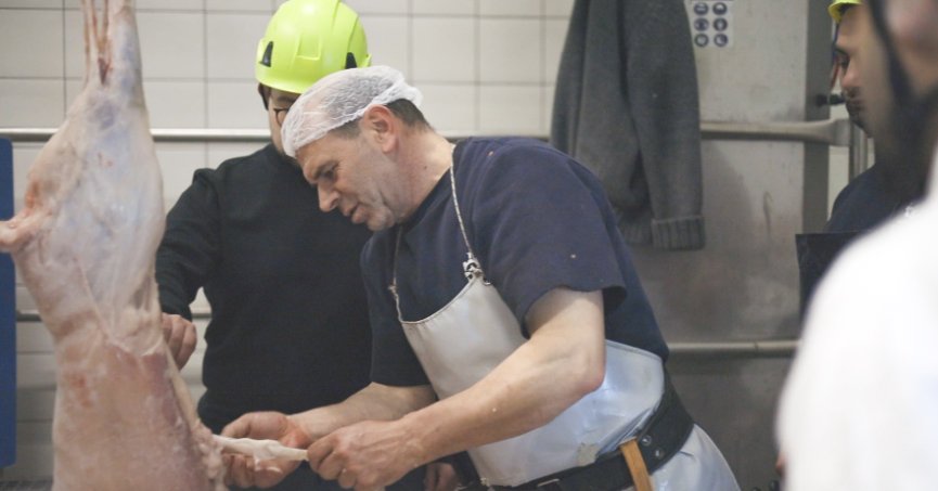 Kurban kesmenin tüm inceliklerini öğrendiler