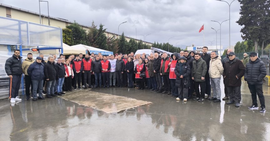 CHP İzmit’ten Bekaert işçilerine ziyaret