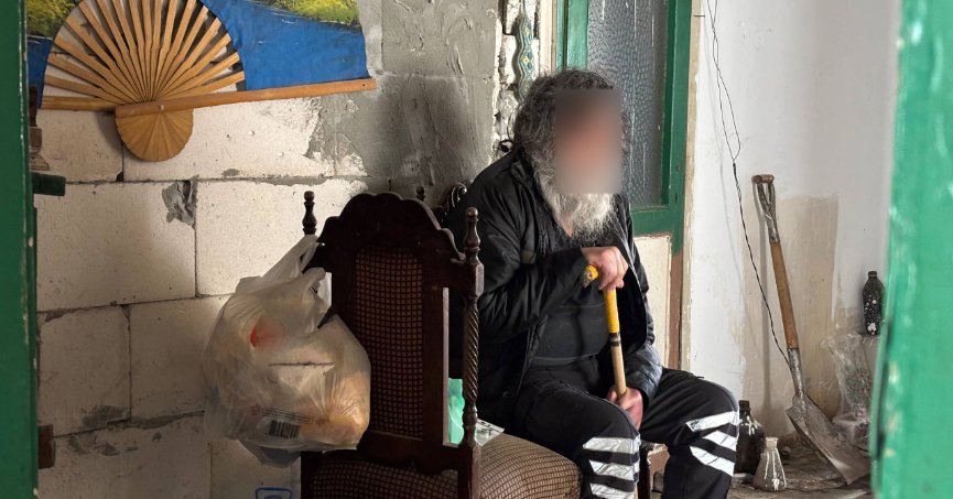 Çöp evin altından dram çıktı