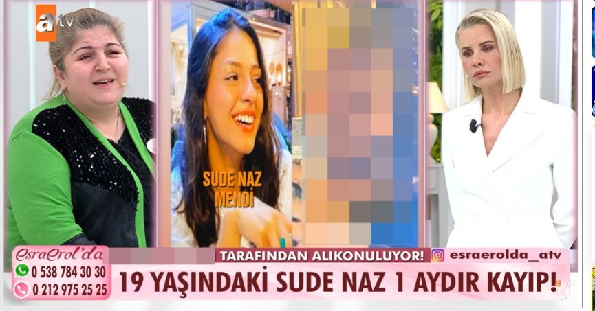 O anne şimdi de Esra Erol’da