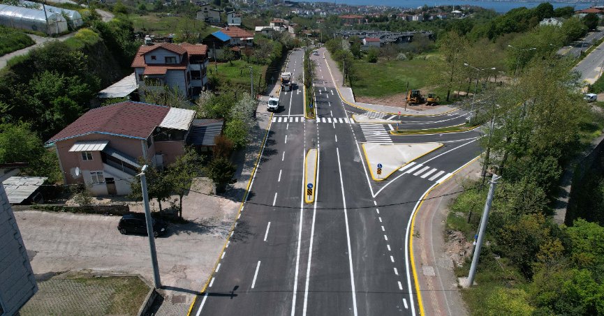 Başiskele’de yeni kavşak hizmete açıldı