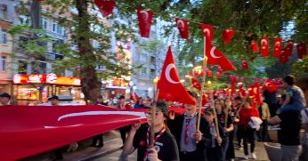 19 Mayıs coşkusu fener alayıyla taçlandı