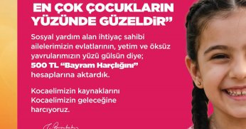 Bayramın en güzel geleneği  Büyükşehir’le hayata geçiriliyor
