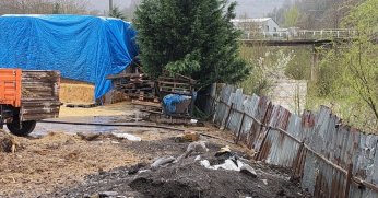 Dereye hayvansal atık bırakan 2 işletmeye ceza!