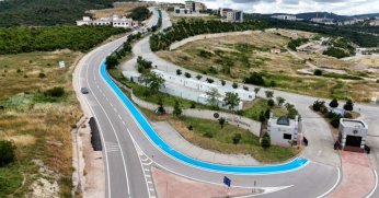 İzmit'te 7 Bin 200 Metrekare Bisiklet Yolu Yenilendi