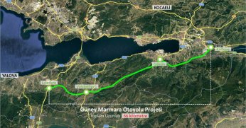 78 kilometrelik Kocaeli-Yalova Otoyolu'nda planlar onaylandı