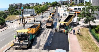 Santral Rampası'nda çalışmalar sürüyor 